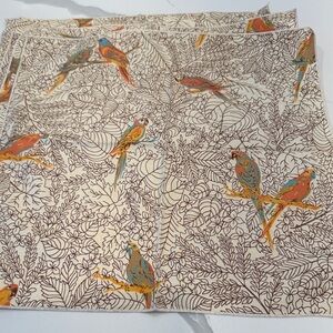 Floral Bird Napkins 4